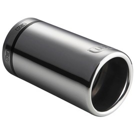 Ulter Sport Exhaust finisher - Round Ø80mm - Length 200mm - Installation 60-70mm - Inox