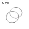sourcing map Pack of 12 O Rings Stainless Steel 304