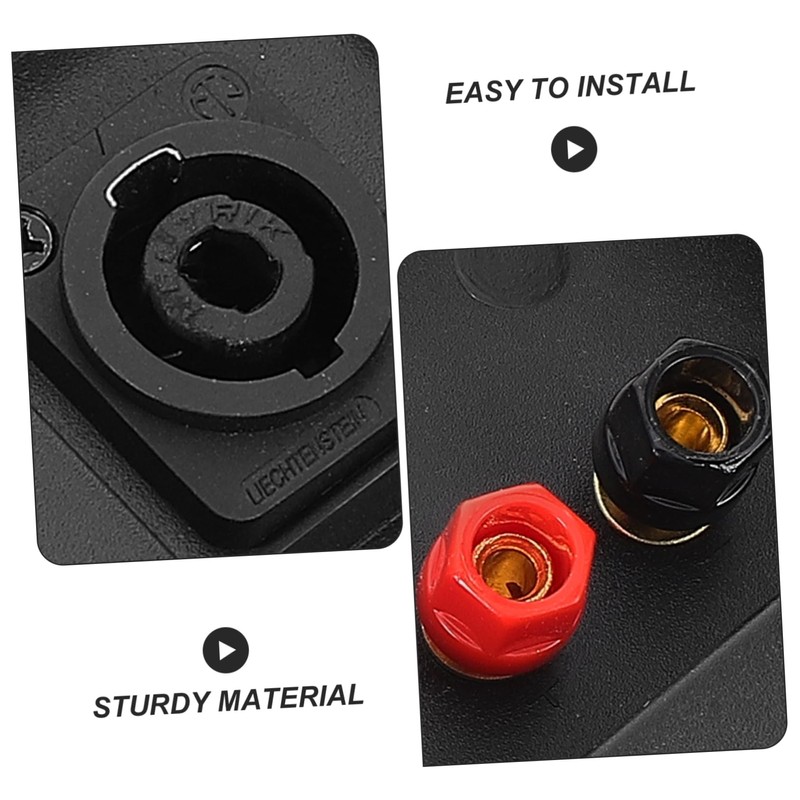 LALAFINA 2pcs Speaker Box Terminal Connector Kit Reliable Speaker Enclosure