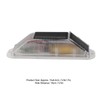 2pcs Solar Strobe Warning Light Waterproof Light Control High Bright