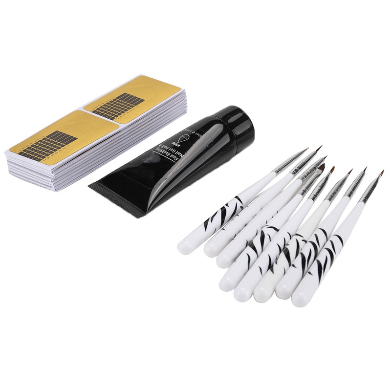 Professional Nail Extension Gel Builder DIY Paper Holder Nail Art