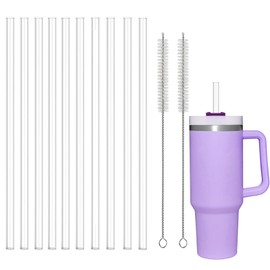 10 Piezas Popotes, Popotes Reusables, Popote, Compatible Con Todo Tipo De Tazas y Botellas, Ideal Para Bebidas Frías y Calientes, Para Uso Diario En El Hogar, Oficina o Viaje