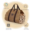WILLOW WEAVE Firewood Carrier Bag 40" L x 19" W,