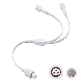 Permanent Outdoor Lights Y-Shaped Extension Cable，IP68 Rated, Compatible with Govee and Other Permanent Outdoor Lighting Systems