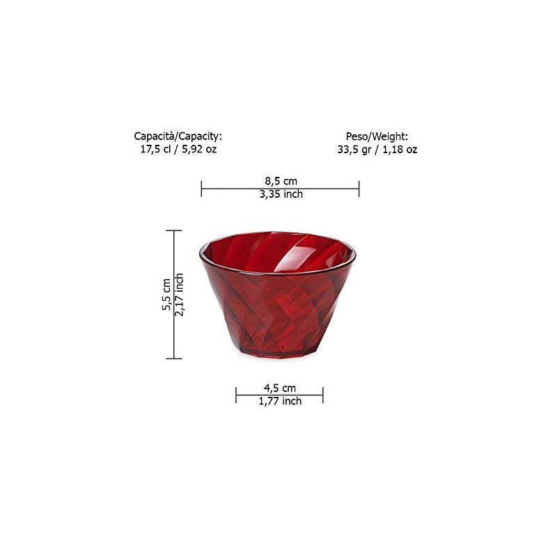 Omada Design Bowl 3,35 inch Diameter, 5,92 fl oz Capacity,