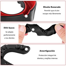 Protector Bucal Deportivo para Adultos,Guardias Dentales a Prueba de Golpes,Protectores Bucales Resistentes a los Impactos para Deportes de Contacto Rugby Hockey Boxeo Judo (Niño)