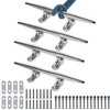 Boat Cleats 8 Inch 4 Pack, Dock Cleats 316 Stainless