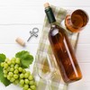 Munkees Mini Keychain Corkscrew Tool, Small Key Ring Wine Opener,