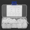 350pcs White Nylon Plastic Washer Flat Round Washer Sealing Ring