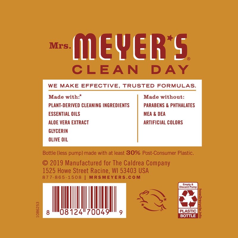 MRS. MEYER'S CLEAN DAY Hand Soap (Apple Cider + Mum)