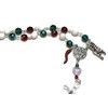 Italian Auto/Car Rosary With Red Horn & Mano Cornuto