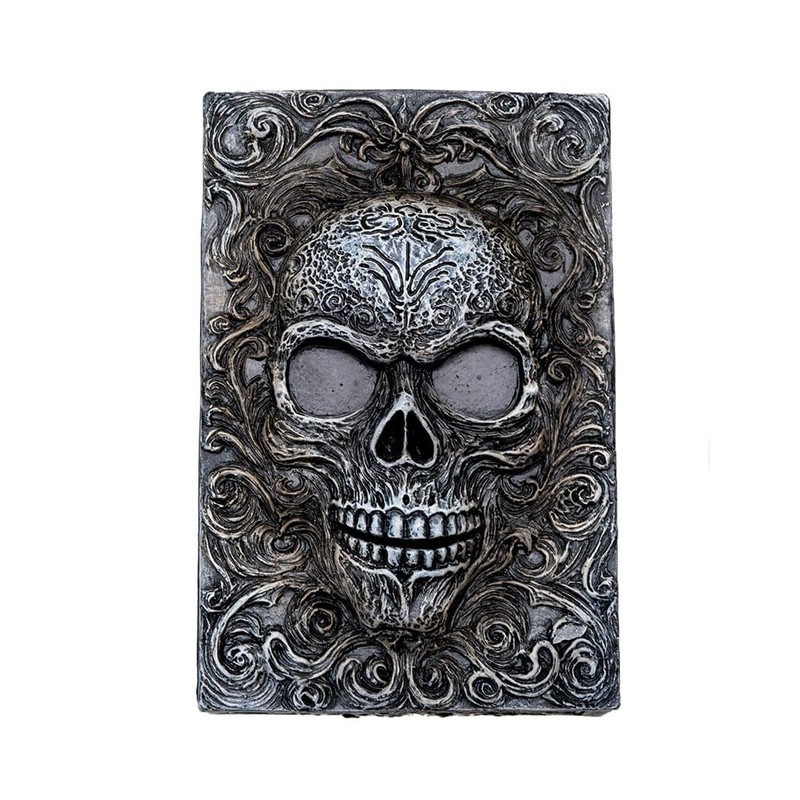 Pacific Giftware Skull Tarot Box - Embellished with Gothic Skull