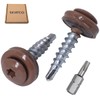 SKIR'CO Pack of 40 Roofing Screws 4.8 x 28 mm
