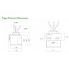 PSP Products H1-75-04-N Surge Protector, 120/240 Volt AC, Type 1,