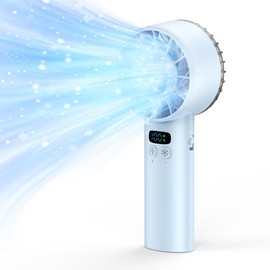 Timorn Portable Handheld Fan Rechargeable: 100 Speed Mini Fan Blow Cold Air, Powerful Cooling Hand Fan Battery Operated, Wider Wind Personal Fan, Quiet Hand Held Fan for Travel, Makeup, Concert