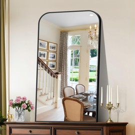 COFENY Bathroom Mirror, 24x40 inch Black Rectangle Wall Mounted Mirror with Thin Frame, Bathroom Vanity Mirrors for Over Sink, Entryway, Living Room, Bedroom