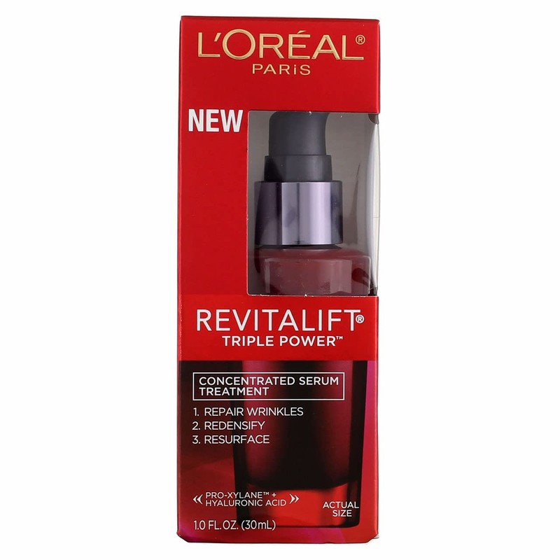 L'Oreal Paris RevitaLift Suero antiarrugas, 1 fl oz (paquete de