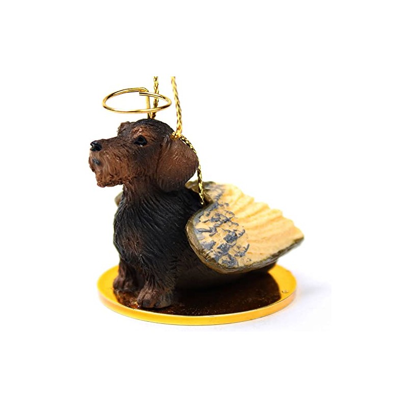 Wirehaired Dachshund Tiny Ones Dog Angels (2 in)
