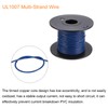 sourcing map 30AWG Wire 30 Gauge Stranded Wire PVC Hookup