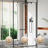 Alise Heavy Duty 180 Degree Glass Door Cabinet Display Cabinet
