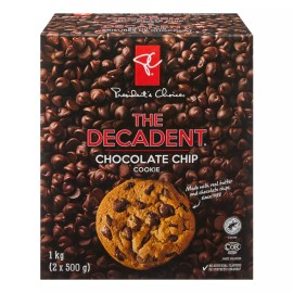 Loblaws Inc. PC The Decadent Chocolate Chip Cookies, 500g/17.6oz-(2