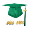 GradPlaza Shiny Kindergarten and Preschool Graduation Cap 2024 2025 Tassel