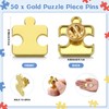 Hotop Employee Appreciation Gifts Include Gold Puzzle Piece Pins,Thank You