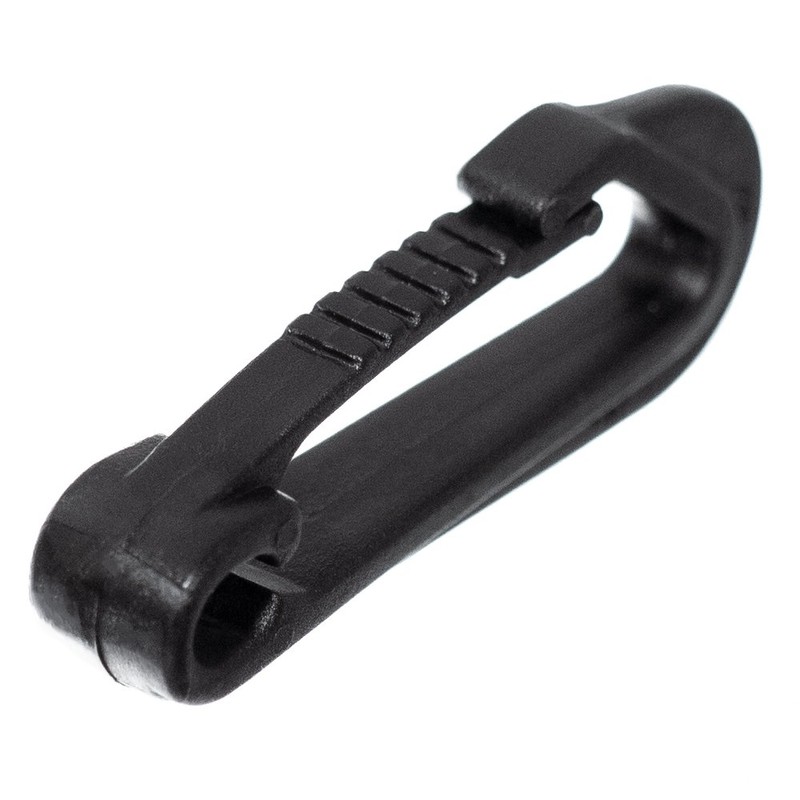 Paracord Planet Wingless Snap Bungee Hook – 1/4 Inch Black