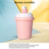 Humidifier Pink Milk Tea Cup Humidifier Small Desktop Bedroom Bedside