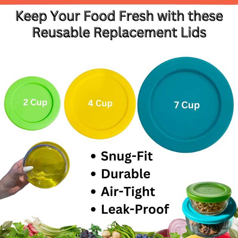 Klare Ware 2, 4 & 7 Cup Replacement Lids/Covers for