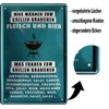 schilderkreis24 - Tin Signs Funny Grill Saying "Was Männer zum