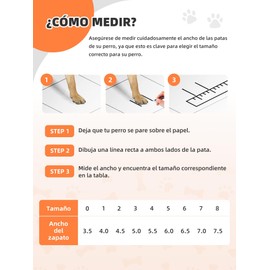 SCHIB Zapatos para Perros, Zapatos Antideslizantes para Perros, Cómodos y Transpirables, Correas Reflectantes Ajustables, Adecuados para Perros Grandes, Medianos y Pequeños
