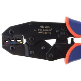 SeKi Crimping Pliers with Ratchet Function for Insulated Cable Lugs from 0.50-6.0 mm² Crimping Pliers Crimping Pliers Cable Lug Pliers