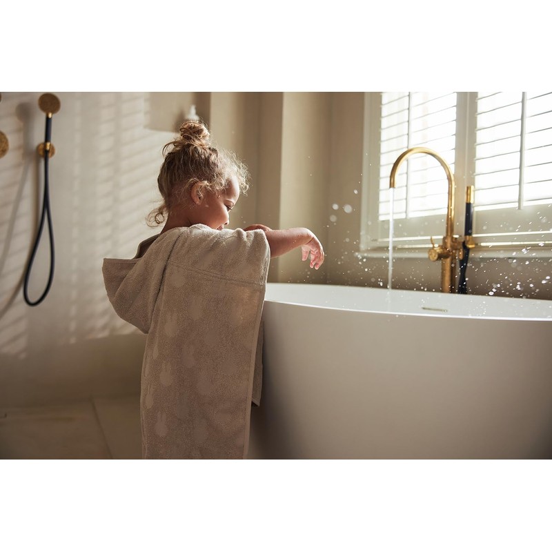 Jollein 533-550-67088 Bath Poncho/Beach Poncho - Miffy Terry Cloth Nougat