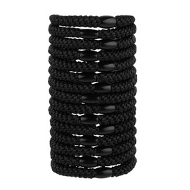 Sularpek 15 Pcs Hair Bobbles for Women Girls, Brown and Black Hair Ties, Elastic Hair Bands, Elastic Bands for Thick Hair and Curly Hair, Mixed Color Hair Bands, Sturdy and Durable