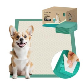 Puppy Pee Pad for Dog 10 Counts Disposable Pet Training Pad with 4 Adhesive Tape Pee Pads Quick Dry Pad for Dogs, Puppies, Doggie, Cats, Rabbits, 18" x 24",Suitable for Crate/Cage/Kennel/Carrier