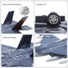 2 Packs Diecast Airplane Toys with Sound & Light, Pull