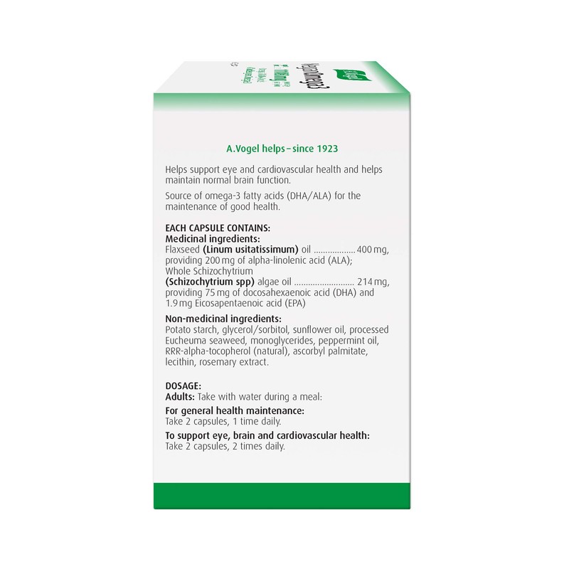 A.Vogel A.Vogel Vegan Omega 3- No Fishy Aftertaste - Sugar,