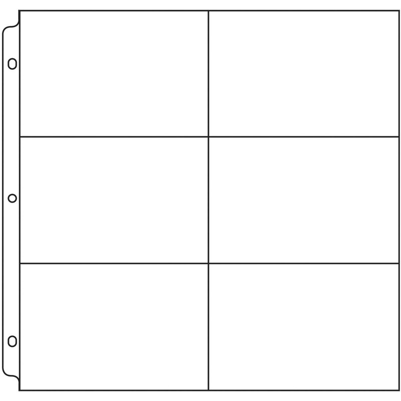 We R Ring Photo Sleeves 12"X12" 50/Pkg-(6) 4"X6" Pockets