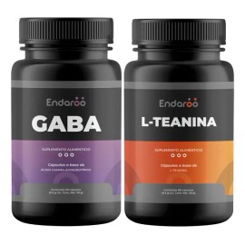Estrés Y Relajación Gaba Teanina 120 Cápsulas Estrés Pack Sabor Sin Sabor