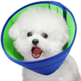 Recovery Collar for Dogs Soft Dog Cone Collar Soft Cones After Surgery Anti- Bite Cone Collar Adjustable Breathable Recovery Collar Light Pet Neck Recovery Collar for Small Puppy Stop Licking Wounds S