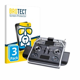 BROTECT Protective Glass for Graupner MC-28 (Pack of 3) Protective Film Tempered Glass [Extremely Scratch-Resistant 9H, Anti-Fingerprint, Ultra Transparent]