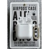 MVMT Airpods Silicone Protective Case Carabiner Supports Wireless Charging White