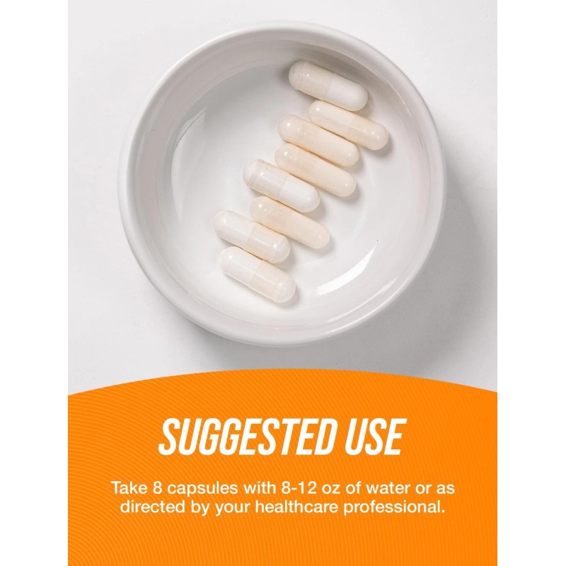 BulkSupplements L Citrulline Malate 240 Count Capsules 3000Mg Dietary Supplement