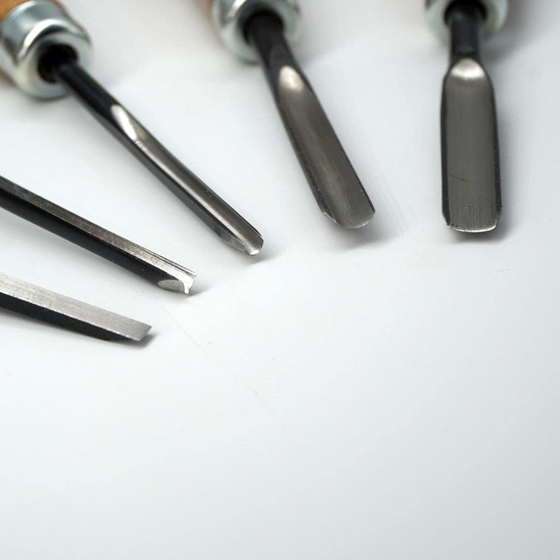 Narex Palm Carving Chisel Set, Set of 5 pcs