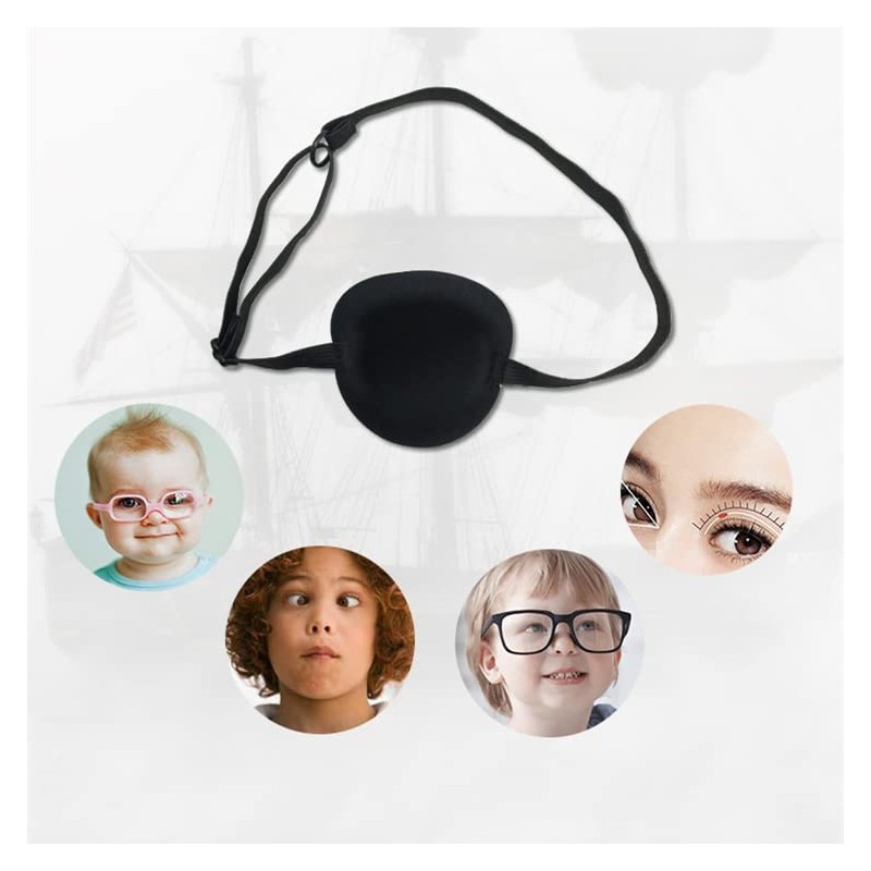5 Pcs Amblyopia Eye Pad Breathable Comfortable Eye Patch Pirate