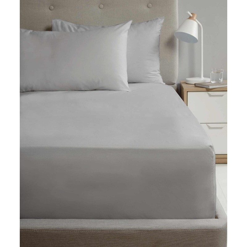 Rapport Home King Size Fitted Sheet Extra Deep 40cm Depth