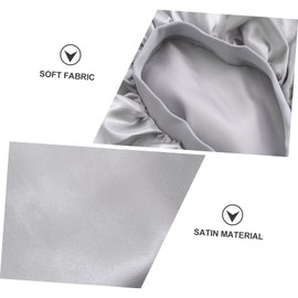 FOMIYES 2sets Satin Bonnet Silk Sleep Cap Elastic Band Head Cover for Women Soft Breathable Material 3pcs*2