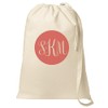 Custom Monogram Laundry Bag: Canvas Laundry Bag