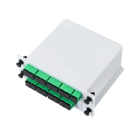 Duogalia SC/APC PLC - Divisor de fibra óptica de 1 x 16 inserción, divisor de fibra óptica para cableado doméstico, LAN, salas de red, caja de distribución de fibra